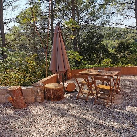 Appart Pins&parasol, piscine chauffée et bain à remous Taradeau Exterior foto