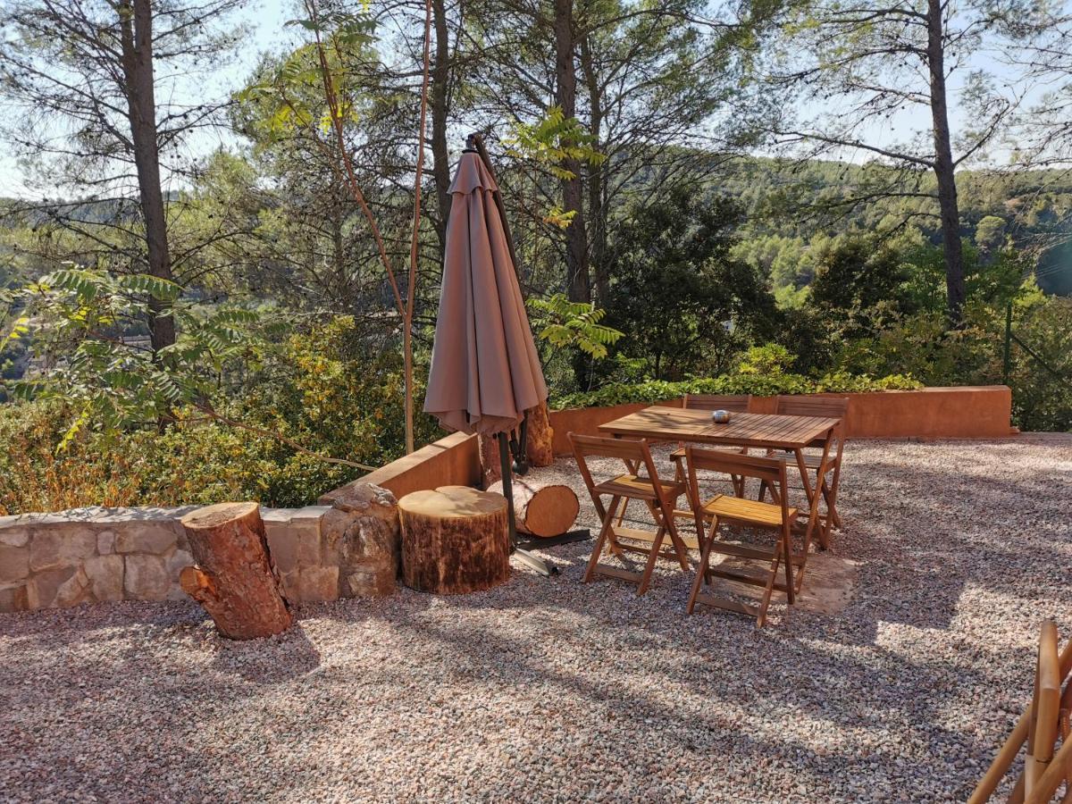 Appart Pins&parasol, piscine chauffée et bain à remous Taradeau Exterior foto